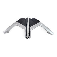 Honda CR-Z CRZ 11-16 Center Console Cover Trim Panel Left/Right Set, 77272-SZT-G01ZA, E033, OEM, 2011, 2012, 2013, 2014, 2015, 2016