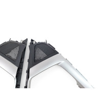 Honda CR-Z CRZ 11-16 Center Console Cover Trim Panel Left/Right Set, 77272-SZT-G01ZA, E033, OEM, 2011, 2012, 2013, 2014, 2015, 2016