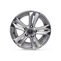 Honda CR-Z CRZ 11-12 Alloy Wheel 10 Spoke 16x6, #3, 42700-SZT-A91, E033, OEM, 2011, 2012