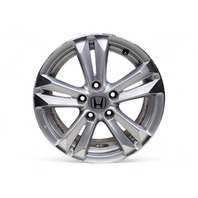 Honda CR-Z CRZ 11-12 Alloy Wheel 10 Spoke 16x6, #2, 42700-SZT-A91, E033, OEM, 2011, 2012