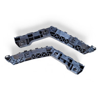 Honda CR-Z CRZ 11-15 Rear Bumper Bracket Beam Right/Left, 71598-SZT-G01, E033, OEM, 2011, 2012, 2013, 2014, 2015