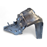 Honda CR-Z CRZ 11-15 Front Left/Driver Fender Liner, 74151-SZT-G00, E033, OEM, 2011, 2012, 2013, 2014, 2015