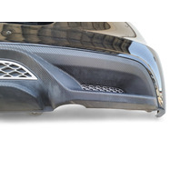 Honda CR-Z CRZ 11-12 Rear Bumper Cover Assembly Black, 04715-SZT-A90ZZ, E033, OEM, 2011, 2012
