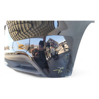 Honda CR-Z CRZ 11-12 Rear Bumper Cover Assembly Black, 04715-SZT-A90ZZ, E033, OEM, 2011, 2012