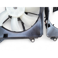 Honda CR-Z CRZ 11-16 A/C Radiator Cooling Fan Set w/ Shroud, E033, OEM, 2011, 2012, 2013, 2014, 2015, 2016