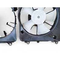 Honda CR-Z CRZ 11-16 A/C Radiator Cooling Fan Set w/ Shroud, E033, OEM, 2011, 2012, 2013, 2014, 2015, 2016