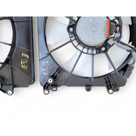 Honda CR-Z CRZ 11-16 A/C Radiator Cooling Fan Set w/ Shroud, E033, OEM, 2011, 2012, 2013, 2014, 2015, 2016