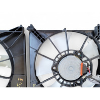 Honda CR-Z CRZ 11-16 A/C Radiator Cooling Fan Set w/ Shroud, E033, OEM, 2011, 2012, 2013, 2014, 2015, 2016