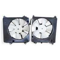 Honda CR-Z CRZ 11-16 A/C Radiator Cooling Fan Set w/ Shroud, E033, OEM, 2011, 2012, 2013, 2014, 2015, 2016