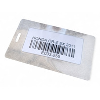Honda CR-Z CRZ 12 ABS Pump Brake Modulator Manual Transmission 1.5L 4Cyl 57110-SZT-309, E033, OEM, 2012