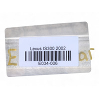 Lexus IS300 01-05 Rear Reinforcement Re-Bar Impact Bar, E034, OEM, 2001, 2002, 2003, 2004, 2005