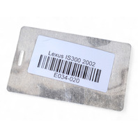 Lexus IS300 01-05 Front Knuckle Spindle Right/Passenger w/Joint 43211-30191, E034, OEM, 2001, 2002, 2003, 2004, 2005