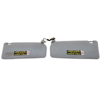 Lexus IS300 01-05 Sun Visor Shield Left/Right Set Grey 74320-53111-B0, E034, OEM, 2001, 2002, 2003, 2004, 2005