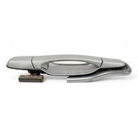 Lexus IS300 01-05 Outside Exterior Door Handle Rear Left/Driver Silver, 69240-53030-B0, E034, OEM, 2001, 2002, 2003, 2004, 2005