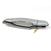 Lexus IS300 01-05 Outside Exterior Door Handle Rear Left/Driver Silver, 69240-53030-B0, E034, OEM, 2001, 2002, 2003, 2004, 2005