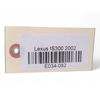 Lexus IS300 01-05 Fender Cover Liner, Front Left/Driver 53876-53010, E034, OEM, 2001, 2002, 2003, 2004, 2005