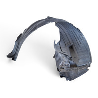 Lexus IS300 01-05 Fender Cover Liner, Front Right/Passenger 53875-53010, E034, OEM, 2001, 2002, 2003, 2004, 2005