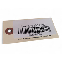 Lexus IS300 01-05 Front Door Panel Trim Left Black Interior 67620-53120-C0, E034, OEM, 2001, 2002, 2003, 2004, 2005