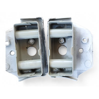 Lexus IS300 01-05 Front Bumper Reinforcement Brackets Mounts Set(2) 52012-53010, E034, OEM, 2001, 2002, 2003, 2004, 2005