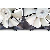 Lexus IS300 01-05 Cooling Radiator Fans with Shrouds, 16711-46350, E034, OEM, 2001, 2002, 2003, 2004, 2005