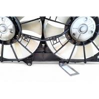 Lexus IS300 01-05 Cooling Radiator Fans with Shrouds, 16711-46350, E034, OEM, 2001, 2002, 2003, 2004, 2005