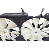 Lexus IS300 01-05 Cooling Radiator Fans with Shrouds, 16711-46350, E034, OEM, 2001, 2002, 2003, 2004, 2005