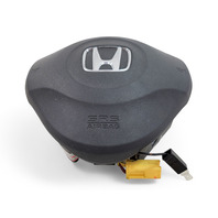 Honda CR-Z CRZ 11-16 Driver Air Wheel Bag Module Black, 77810-SZT-A40ZA, E035, OEM, 2011, 2012, 2013, 2014, 2015, 2016