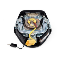Honda CR-Z CRZ 11-16 Driver Air Wheel Bag Module Black, 77810-SZT-A40ZA, E035, OEM, 2011, 2012, 2013, 2014, 2015, 2016
