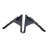 Honda CR-Z CRZ 11-16 Center Console Cover Trim Panel Left/Right Set, 77272-SZT-G01ZA, E035, OEM, 2011, 2012, 2013, 2014, 2015, 2016