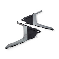 Honda CR-Z CRZ 11-16 Center Console Cover Trim Panel Left/Right Set, 77272-SZT-G01ZA, E035, OEM, 2011, 2012, 2013, 2014, 2015, 2016