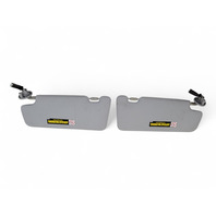 Honda CR-Z CRZ 11 Sun Shade Visor Left/Right Set Light Gray/Grey, E035, OEM, 2011