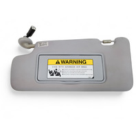 Honda CR-Z CRZ 11 Sun Shade Visor Left/Right Set Light Gray/Grey, E035, OEM, 2011