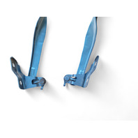 Honda CR-Z CRZ 11-16 Hood Hinges Left/Right Set Blue, 60120-SZT-G00ZZ, E035, OEM, 2011, 2012, 2013, 2014, 2015, 2016