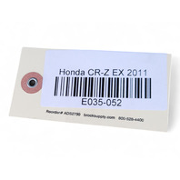 Honda CR-Z CRZ 11-16 Air Cleaner Box Assembly, 17201-RTW-010, E035, OEM, 2011, 2012, 2013, 2014, 2015, 2016