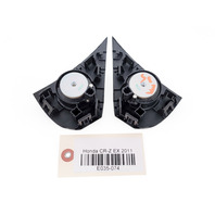 Honda CR-Z CRZ 11-16 Front Door Tweeter Speaker Right/Left Set 77130-SZT-G01ZA, E035, OEM, 2011, 2012, 2013, 2014, 2015, 2016