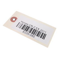 Honda CR-Z CRZ 11-12 Front Door Panel Lining Right/Passenger Black/Gray 83500-SZT-A12ZA, E035, OEM, 2011, 2012