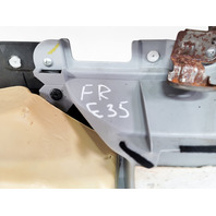 Honda CR-Z CRZ 11-12 Front Door Panel Lining Right/Passenger Black/Gray 83500-SZT-A12ZA, E035, OEM, 2011, 2012