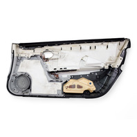 Honda CR-Z CRZ 11-12 Front Door Panel Lining Left/Passenger Black/Gray, 83550-SZT-A12ZA, E035, OEM, 2011, 2012