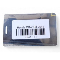 Honda CR-Z CRZ 11-15 Rocker Panel Molding Left/Driver Blue, 71850-SZT-G01ZA, E035, OEM, 2011, 2012, 2013, 2014, 2015