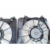 Honda CR-Z CRZ 11-16 A/C Radiator Cooling Fan Set w/ Shroud, E035, OEM, 2011, 2012, 2013, 2014, 2015, 2016