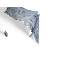 Honda CR-Z CRZ 11-15 Front Right/Passenger Side Fender Liner, 74101-SZT-G00, E035, OEM, 2011, 2012, 2013, 2014, 2015