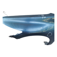 Honda CR-Z CRZ 11-16 Fender Front Left/Driver Side, Blue, 60260-SZT-G90ZZ, E035, OEM, 2011, 2012, 2013, 2014, 2015, 2016