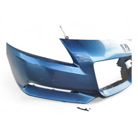 Honda CR-Z CRZ 11-12 Front Bumper Cover Assembly Blue, 04711-SZT-A90ZZ, E035, OEM, 2011, 2012