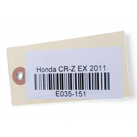 Honda CR-Z CRZ 11-16 Radiator Reservoir Coolant Tank, 19101-RB0-000, E035, OEM, 2011, 2012, 2013, 2014, 2015, 2016