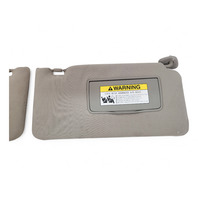 Honda Element 07-10 Sun Shade Visor Sun visor Left/Right Set Tan 83230-SCV-A31ZB, E036, OEM, 2007, 2008, 2009, 2010