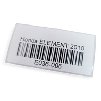 Honda Element 09-11 Instrument Speedometer Bezel Panel Trim Set(4), 77106-SCV-A02ZE, E036, OEM, 2009, 2010, 2011