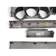 Honda Element 09-11 Instrument Speedometer Bezel Panel Trim Set(4), 77106-SCV-A02ZE, E036, OEM, 2009, 2010, 2011
