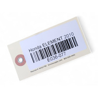 Honda Element 03-11 Radiator Reservoir Coolant Tank 19101-PZD-A01, E036, OEM, 2003, 2004, 2005, 2006, 2007, 2008, 2009, 2010, 2011