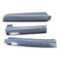 Honda Element 05-11 Roof Panel Molding Left/Driver Set of 3 Black, E036, OEM, 2005, 2006, 2007, 2008, 2009, 2010, 2011