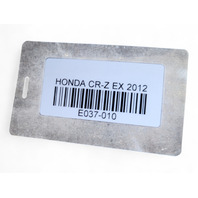 Honda CR-Z CRZ 11-15 Shaft Axle Right/Passenger A/T, 44305-SZT-A01, E037, OEM, 2011, 2012, 2013, 2014, 2015